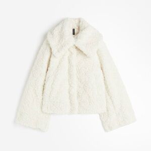 Teddy fleece jacket. Size M